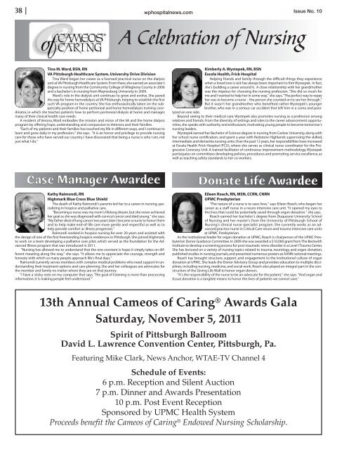 Hospital News, 10-1-2011 - Western Pennsylvania Healthcare News