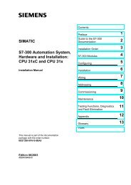 SIMATIC S7-300 Automation System, Hardware and ... - Induteq