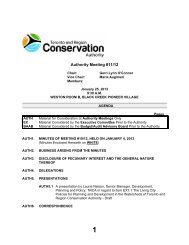 1 - Toronto and Region Conservation Authority