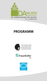 PROGRAMM - DAGA 2012