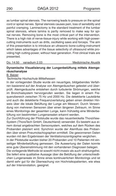 PROGRAMM - DAGA 2012