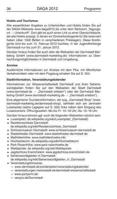 PROGRAMM - DAGA 2012