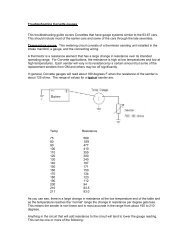 Troubleshooting Corvette gauges This troubleshooting guide covers ...