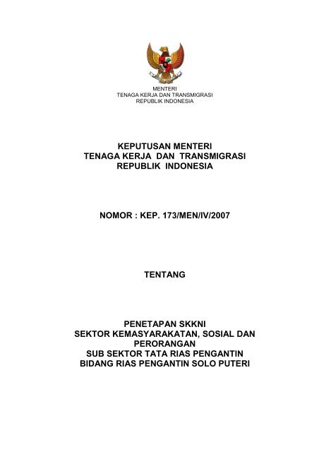 Skkni Bidang Tata Rias Pengantin Solo Puteri