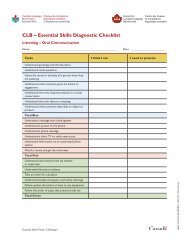checklist skills social