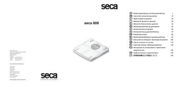 seca 808 - Scale Manuals