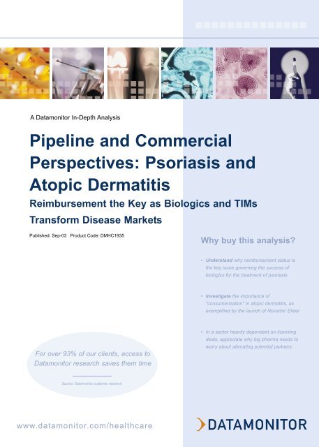 Psoriasis and Atopic Dermatitis - Datamonitor