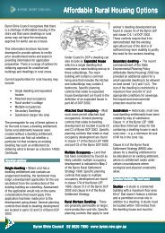 Affordable Rural Housing Options - Byron Shire Council