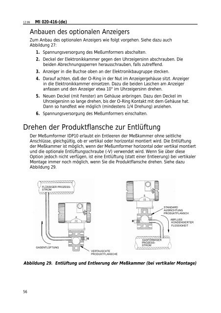 Betriebsanleitung - FOXBORO ECKARDT GmbH