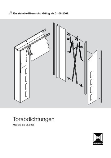 Torabdichtungen Modelle bis 05 2005 - Hörmann KG