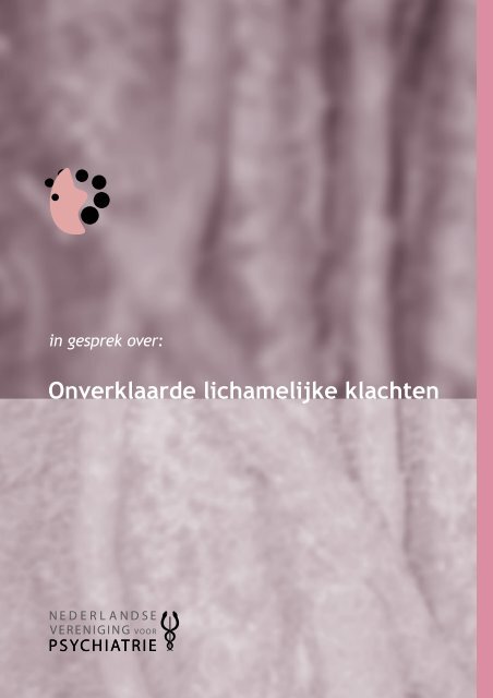 NVvP Onverklaarde lichamelijke klachten (PDF ... - GGZ inGeest