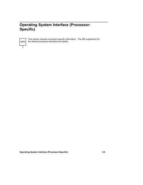 Full Generic System V ABI