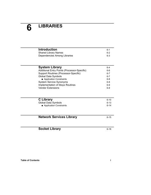 Full Generic System V ABI