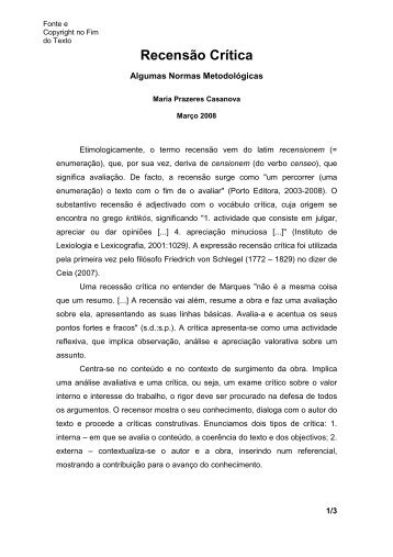 RecensÃ£o CrÃ­tica - OECD