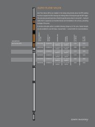 Auto Flow Valve Data Sheet - Zenith Oilfield Technology Ltd