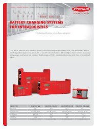 BATTERY CHARGING SYSTEMS FOR INTRALOGISTICS - Ambitex