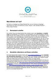 Was kÃ¶nnen wir tun? *.pdf - Global Marshall Plan