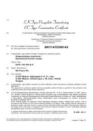 BKI11 ATEX 0014X.pdf - BKI ExVÃ Kft.