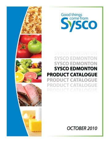 PRODUCT BOOK SHAWN - Sysco Canada
