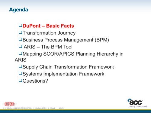 Supply Chain Transformation and Systems Implementation Journey ...