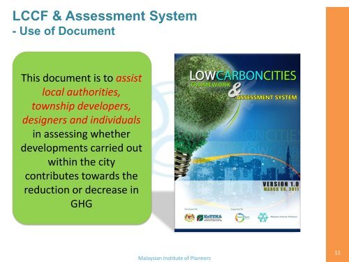 Low Carbon City Framework