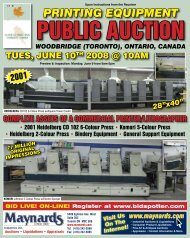 PUBLIC AUCTION - Maynards Industries