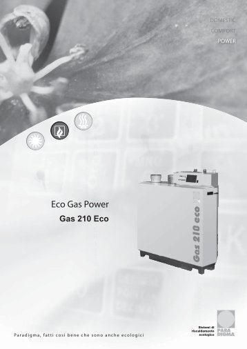 Gas 210 Eco - Certificazione energetica edifici