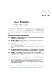 Bruce Goodison - Sayle Screen