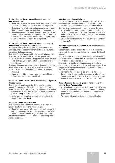 ecoVIT exclusiv - Notice d'emploi - 11 2009 (0.88 MB) - Vaillant