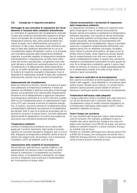 ecoVIT exclusiv - Notice d'emploi - 11 2009 (0.88 MB) - Vaillant