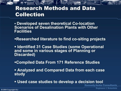 Consideration for the Co-Siting of Desalination Facilities with