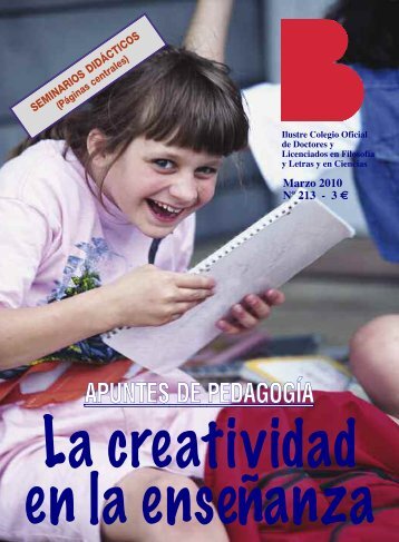 La creatividad en la enseÃ±anza - Colegio de Doctores y Licenciados