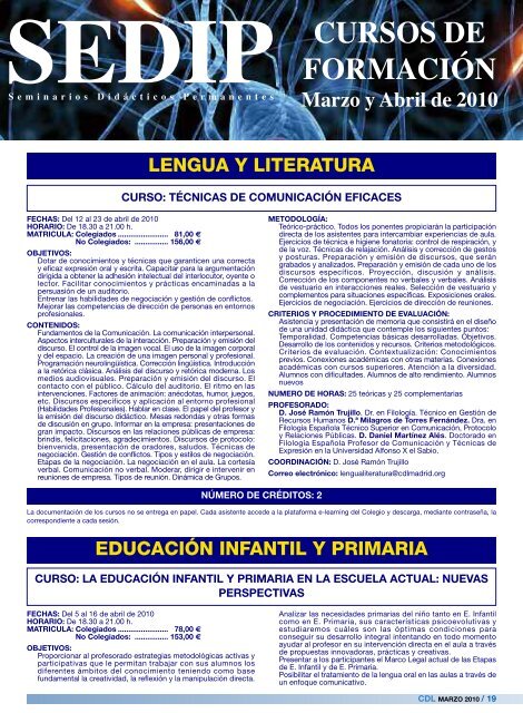 La creatividad en la enseÃ±anza - Colegio de Doctores y Licenciados