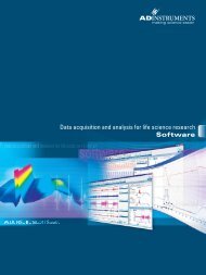 Software - ADInstruments