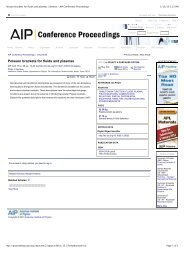 Poisson brackets for fluids and plasmas - Department of Physics ...