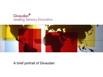 Overview of Givaudan - WISHH