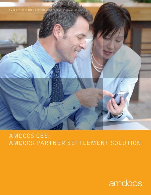 AMDOCS CES: AMDOCS PARTNER SETTLEMENT SOLUTION