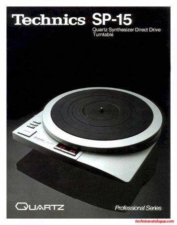 Technics SP-15 Brochure.pdf - Technics Catalogus