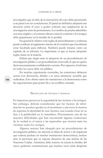 comisiones de la verdad final - Comisión de Derechos Humanos del ...