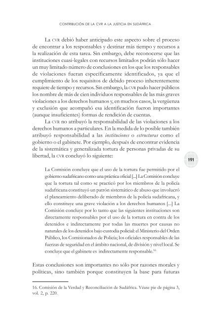 comisiones de la verdad final - Comisión de Derechos Humanos del ...