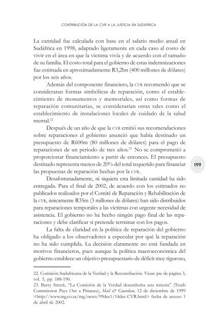 comisiones de la verdad final - Comisión de Derechos Humanos del ...