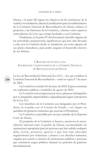 comisiones de la verdad final - Comisión de Derechos Humanos del ...