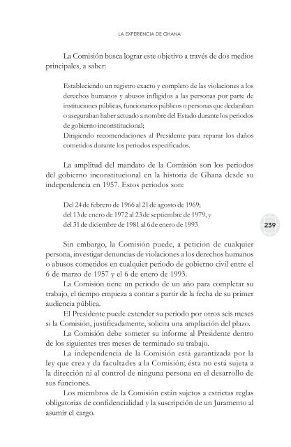 comisiones de la verdad final - Comisión de Derechos Humanos del ...