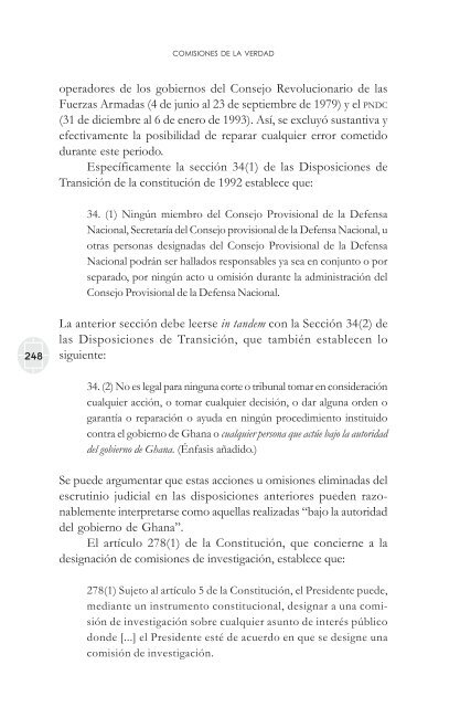 comisiones de la verdad final - Comisión de Derechos Humanos del ...