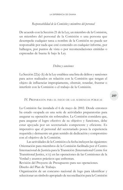 comisiones de la verdad final - Comisión de Derechos Humanos del ...