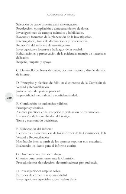 comisiones de la verdad final - Comisión de Derechos Humanos del ...