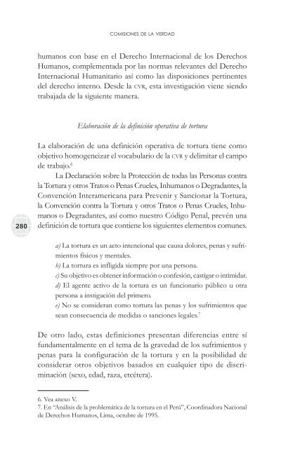 comisiones de la verdad final - Comisión de Derechos Humanos del ...