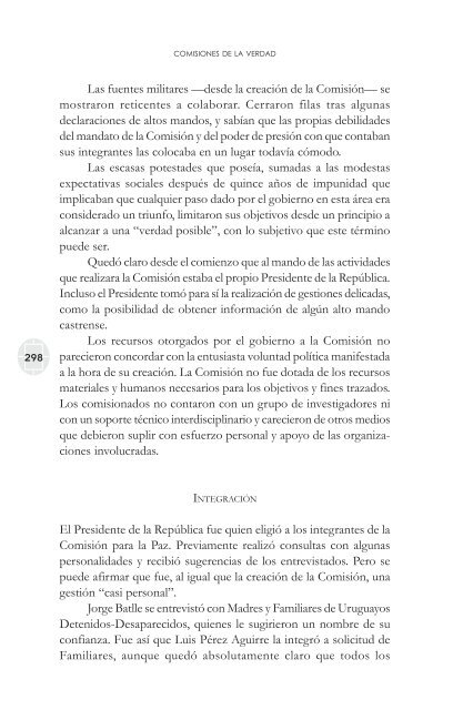 comisiones de la verdad final - Comisión de Derechos Humanos del ...