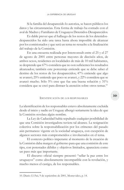 comisiones de la verdad final - Comisión de Derechos Humanos del ...