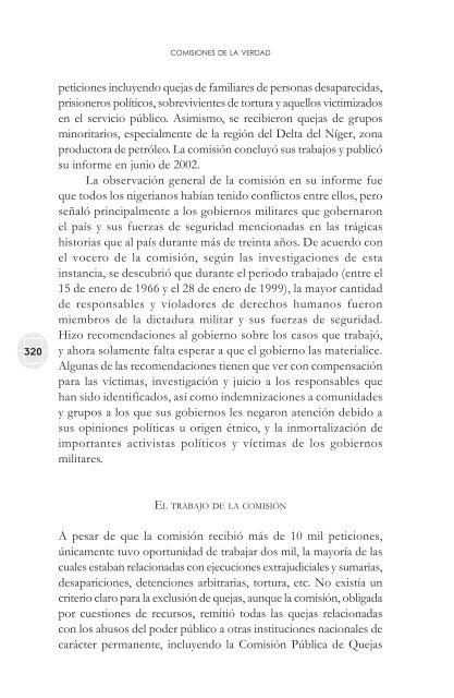 comisiones de la verdad final - Comisión de Derechos Humanos del ...